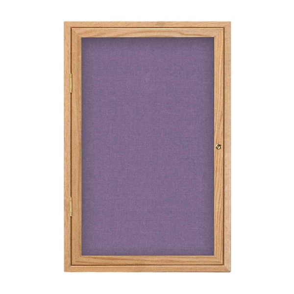 Sliding Glass Door Radius Letterboard, Hdr, 96"x48", Satin/Green Vinyl